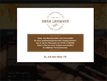 Tablet Screenshot of herr-lehmann.com